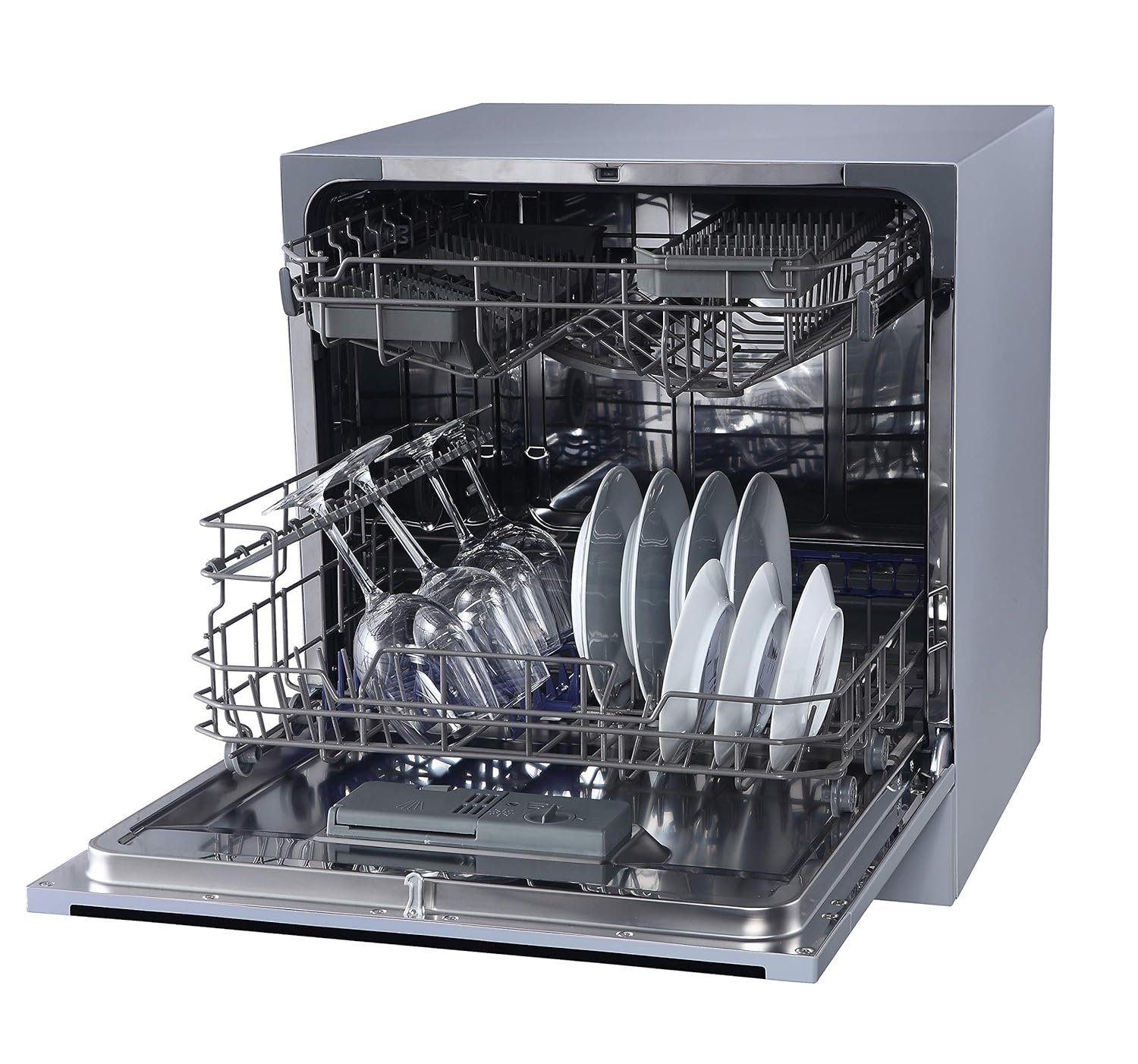 Hafele Aqua Mini, 8 Place Settings Countertop Dishwasher, Grey