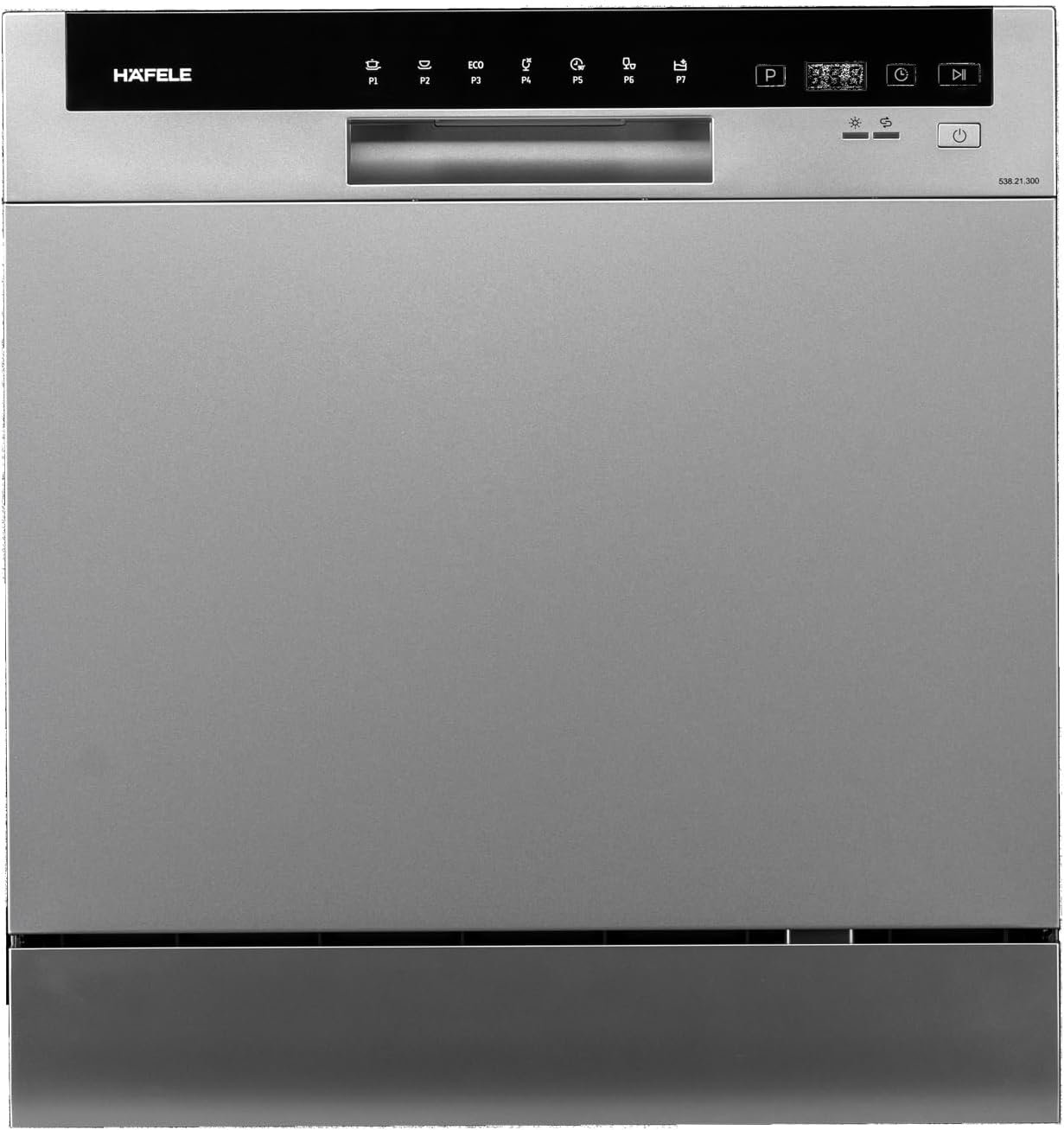 Hafele Aqua Mini, 8 Place Settings Countertop Dishwasher, Silver